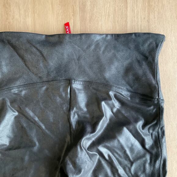 SPANX Faux Leather Leggings Black SIZE XLarge - Picture 11 of 15